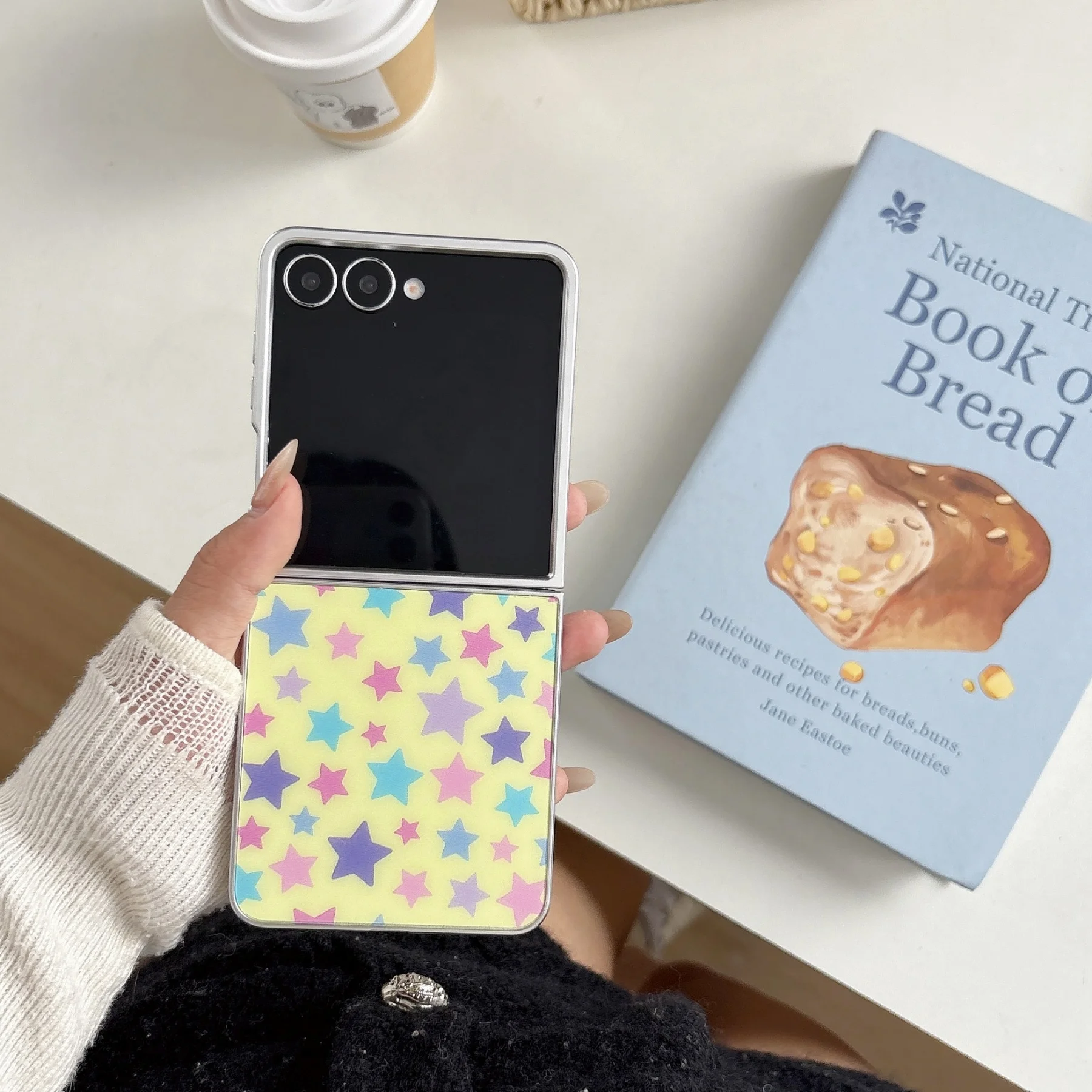 Cute Full-Screen Colorful Stars Shockproof Phone Case