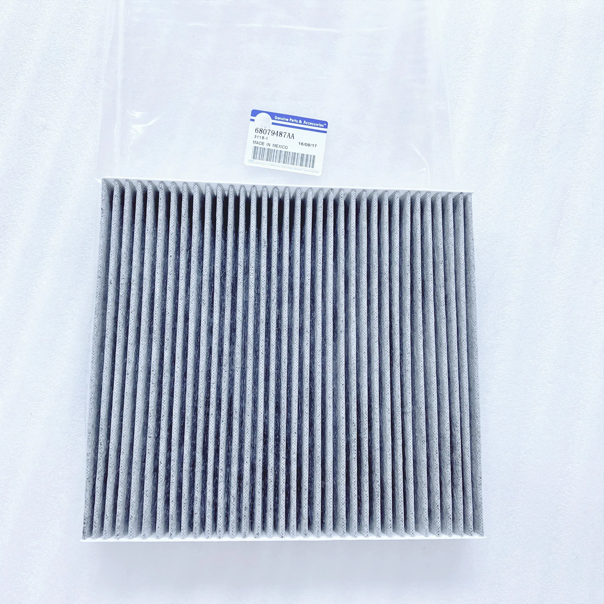 

Carbon Fiber Cabin Air Filter (Air Conditioning filter) 68079487AA is Applicable To: Grand Cherokee, Durango, 2011-2019