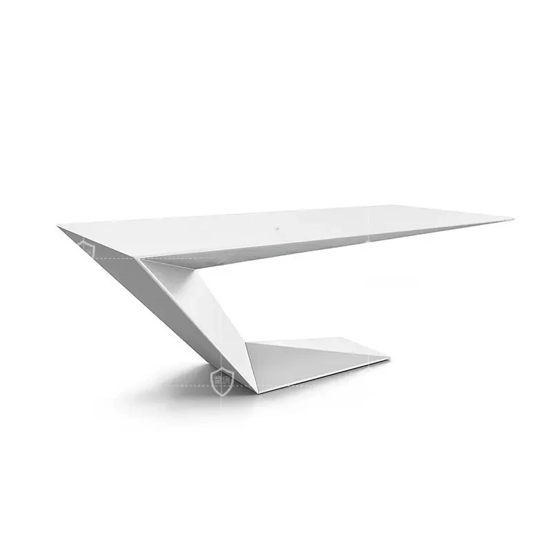 

Italian Desk Modern Minimalist Designer Model Desk Office Creativity Desk Customization