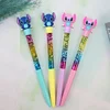 Gel Pens 0.5mm Black 12/24pcs Disney Neutral Pen Cartoon Stitch Students Writing Offices Stationery School Supplies Wholesale 2
