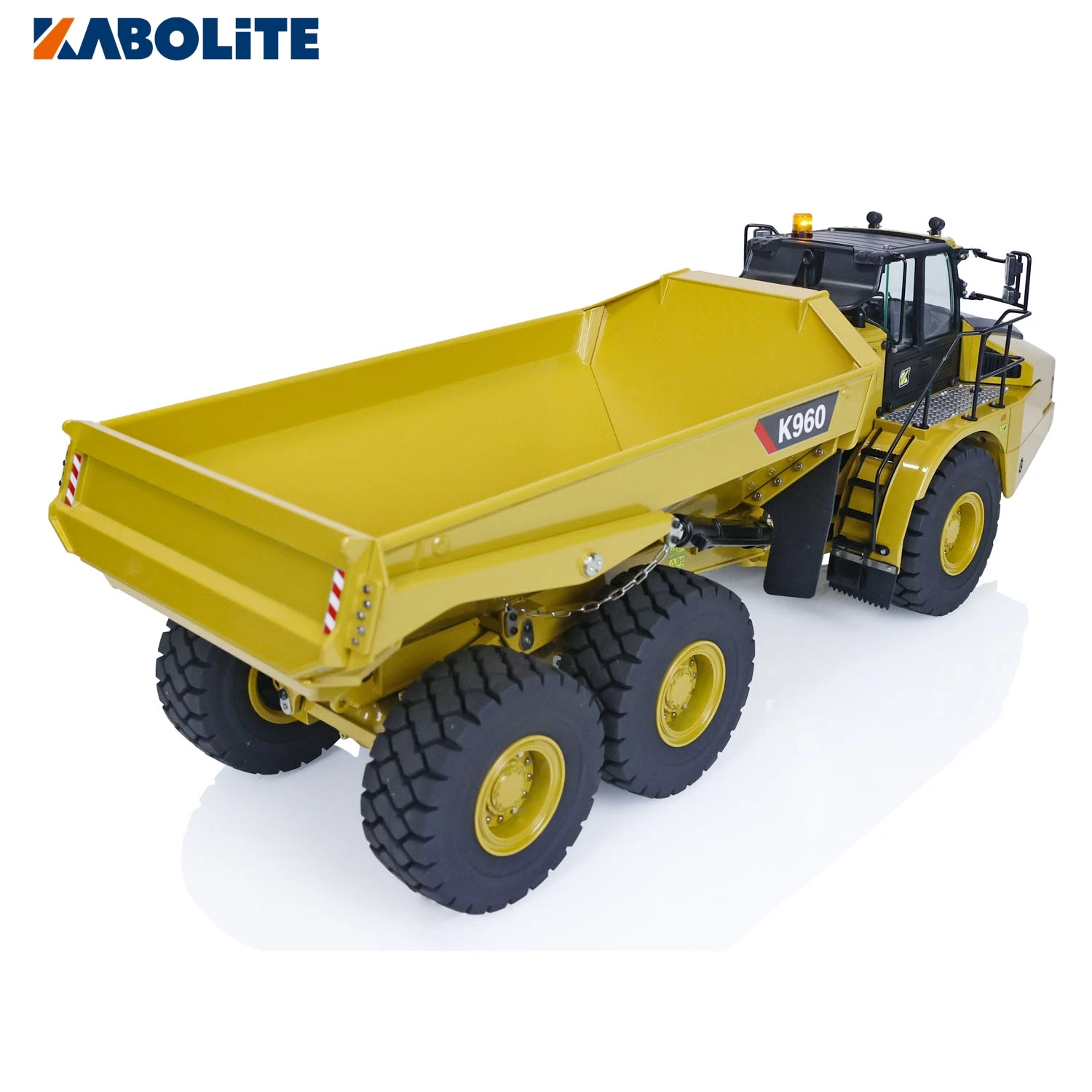 KABOLITE K960 1/20 Metal RC Hydraulic Articulated Truck 6x6 Remote Control Dumper Cars Heavy Duty Toys Machine Model Light Servo 4