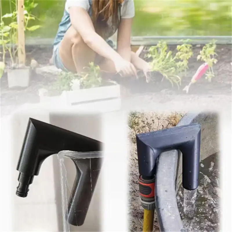 Durable Garden Hose Hook - Easy Water Tank Filling, No Handheld, Anti-Slip Design, Patio Watering Tool, Garden Hose Accessories