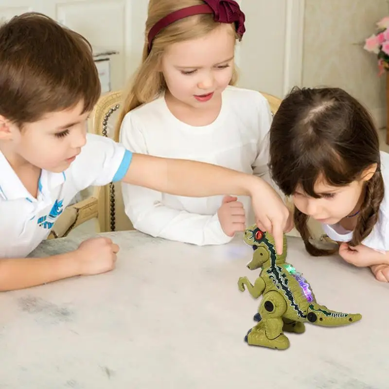 Electric Dinosaur Toys Walking Jet Dinosaur World With LED Light & Realistic Sounds Water Spray Dino Toy Kids Birthday Gift 5