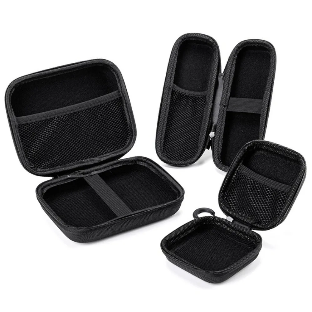 Neue Hartschalen-EVA-Aufbewahrungsbox Schwarze Mini-Tasche Tragbare Kleine Tasche für Ladekabel – Detail 7