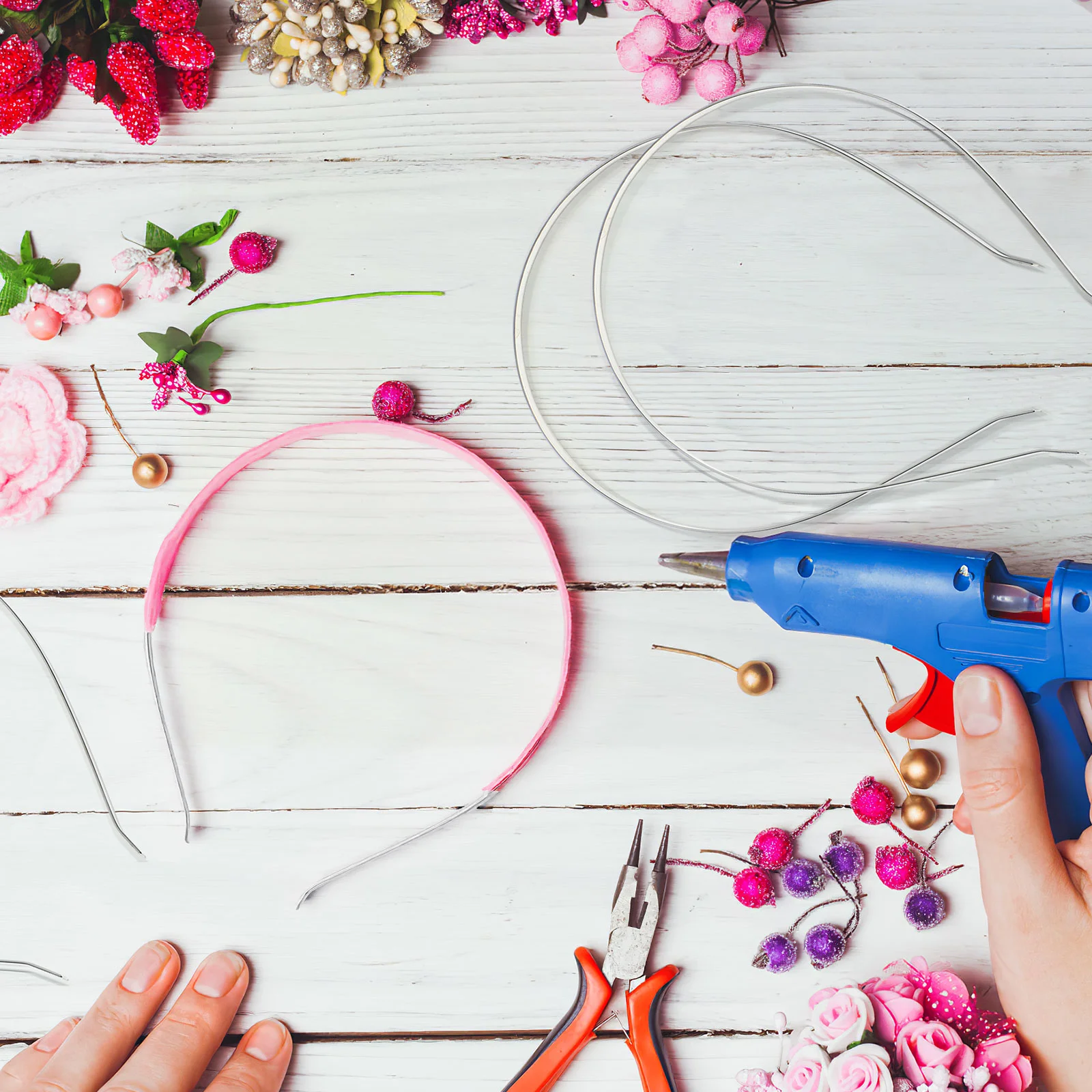 여아용 금속 머리띠 베이스 스틸 블랭크 부드러운 헤어 후프 밴드, DIY 헤어밴드, 헤어 쥬얼리 제작 액세서리