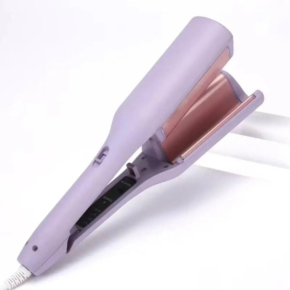 32MM Electric Curling Iron Automatic Lambswool Curling Tool Long Lasting Styling French Styling Rotating Anti-Flame Design 6