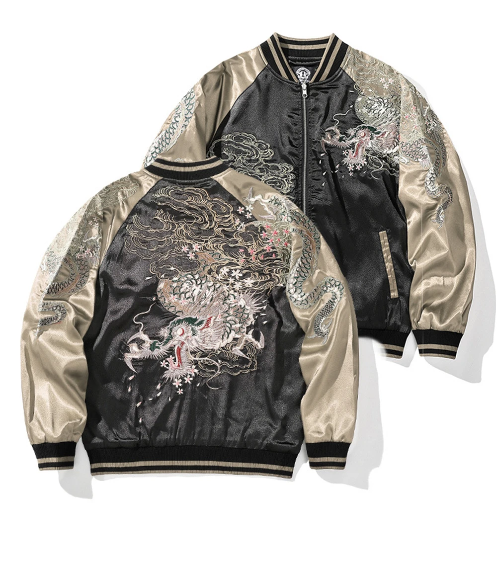 Vintage Streetwear Japanese Sukajan Souvenir Jacket 2025