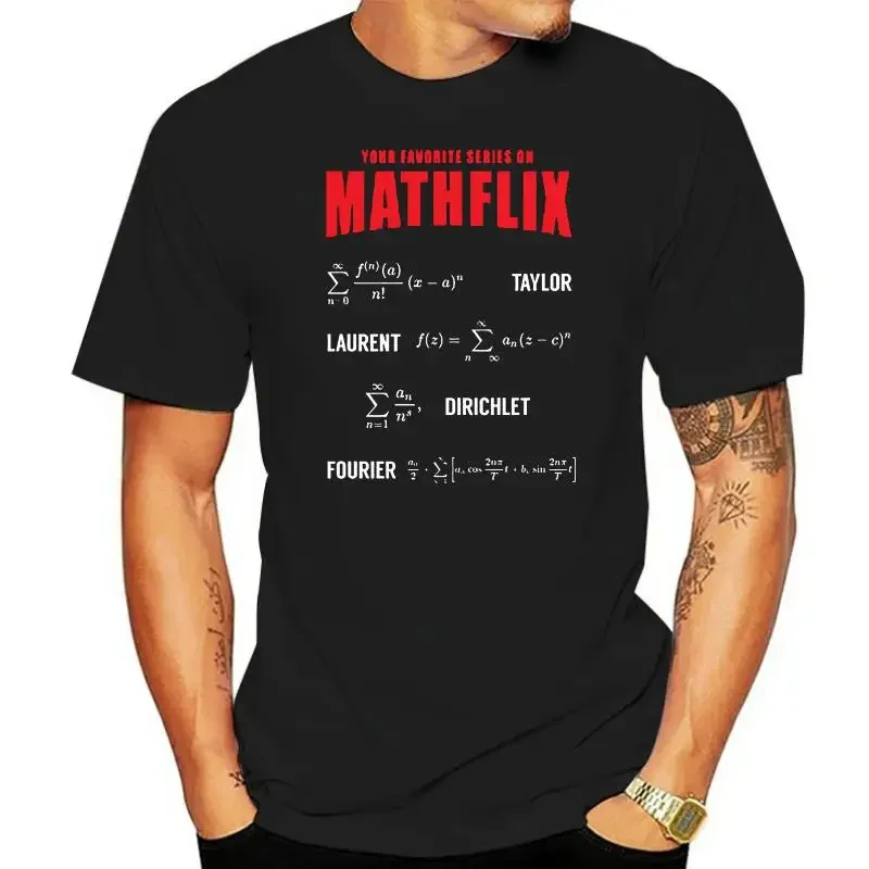 

Мужская футболка с коротким рукавом, математическая футболка Mathflix, женская футболка