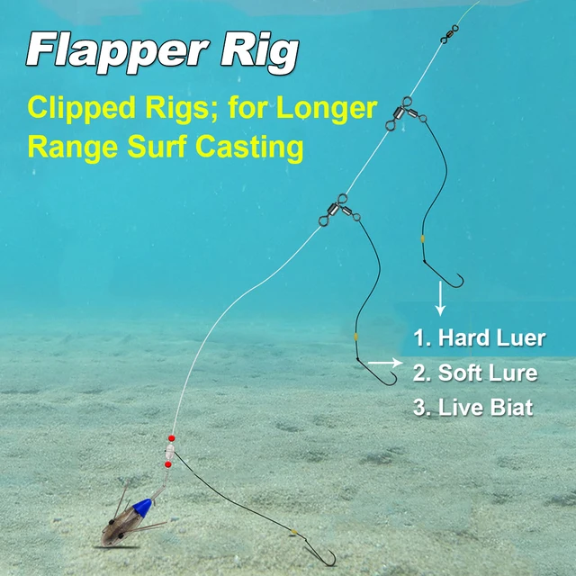 FishTrip 3 Way Swivels Triangle Joint Rolling Swivels Connector three way swivel Catfish Fishing Accessories for Bottom Bouncing 3