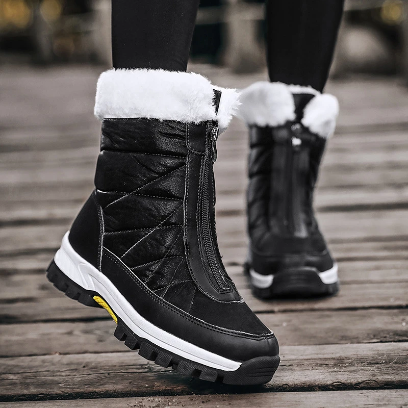 uitzetten zadel Post impressionisme Size35 42 Women Boots Waterproof Winter Shoes Women Snow Boots Platform  Keep Warm Winter Boots with Thick Fur Heels Botas Mujer| | - AliExpress