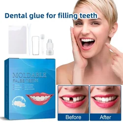 Temporary Tooth Repair Kit False Teeth Solid Glue Denture For Missing Broken Teeth Moldable Tooth Filling False Teeth Tool