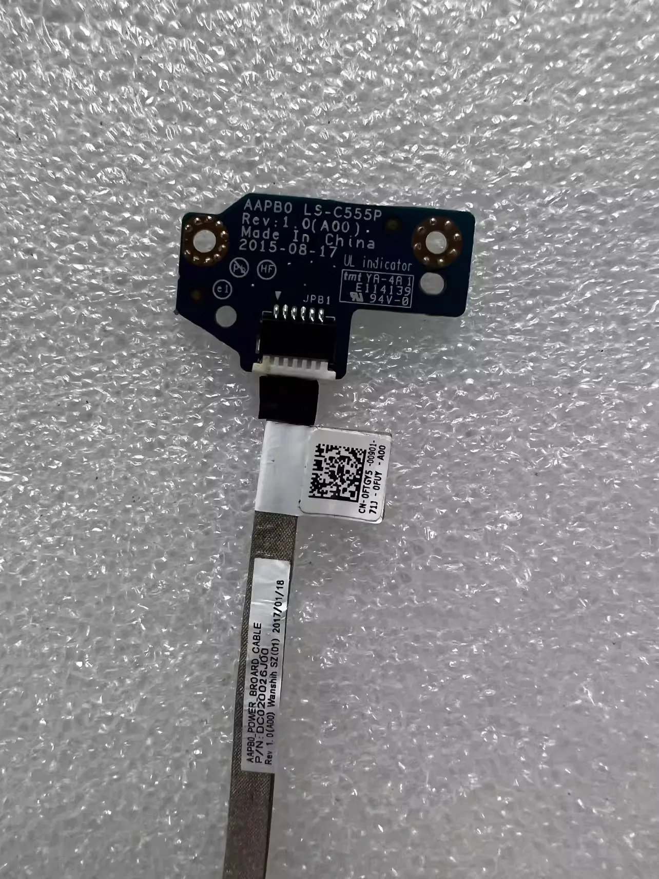 

Free shipping, brand new original M7710 7710 startup board, small board with cable LS-C555P