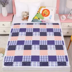 Cotton Waterproof Reusable Baby Changing Mat and Crib Sheet (411012)