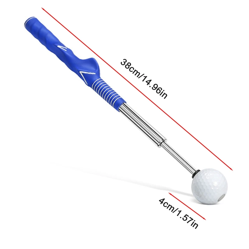 1 Pcs Golf Swing Practice Stick Telescopic Golf Swing Trainer Golf Swing Master Training Aid Posture Corrector Practice Golf Exe 6