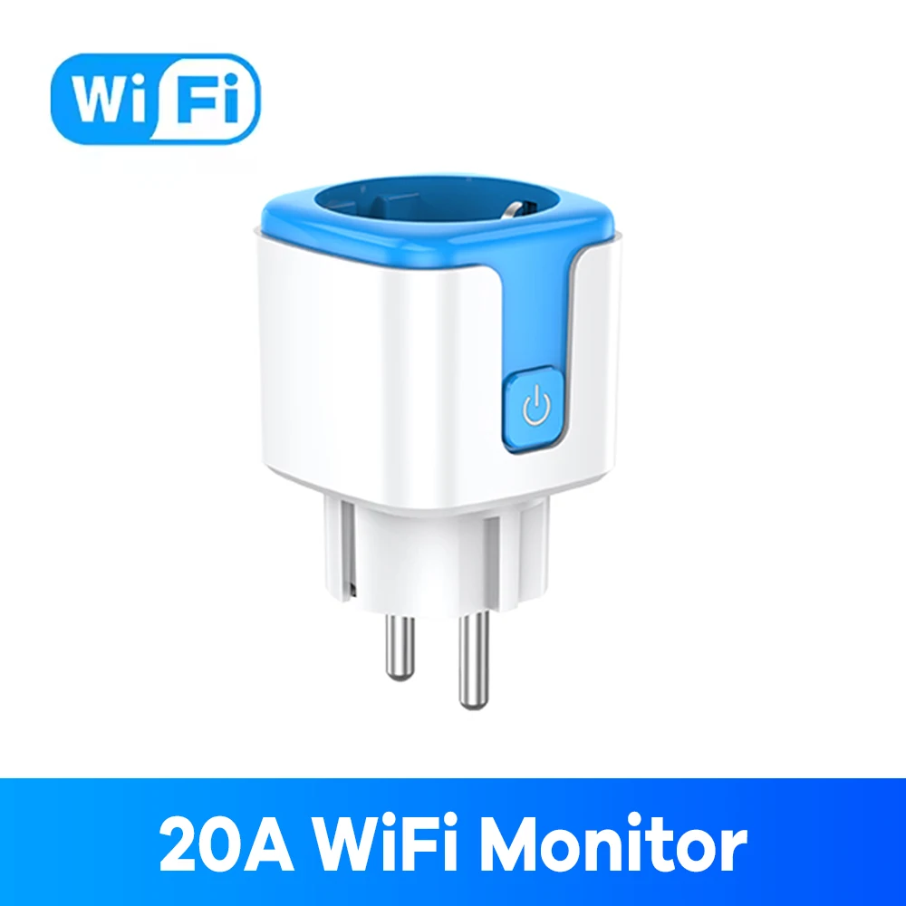 Smart WiFi Plug with Energy Monitoring and Voice Control - EU 16A