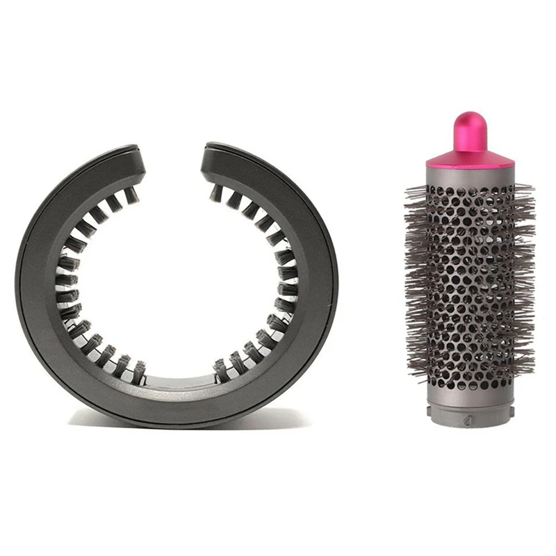 Cylinder Comb,Cleaning Brush For Dyson Airwrap Hair Curler Rotating  Straightening Hair Curling Brush Attachment| | - AliExpress