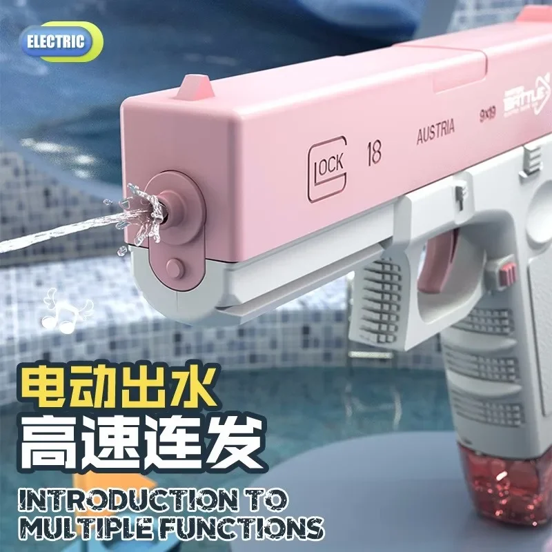 Internet celebrity electric Glock water gun toy children's water gun spray Glock combat water gun water festival 2
