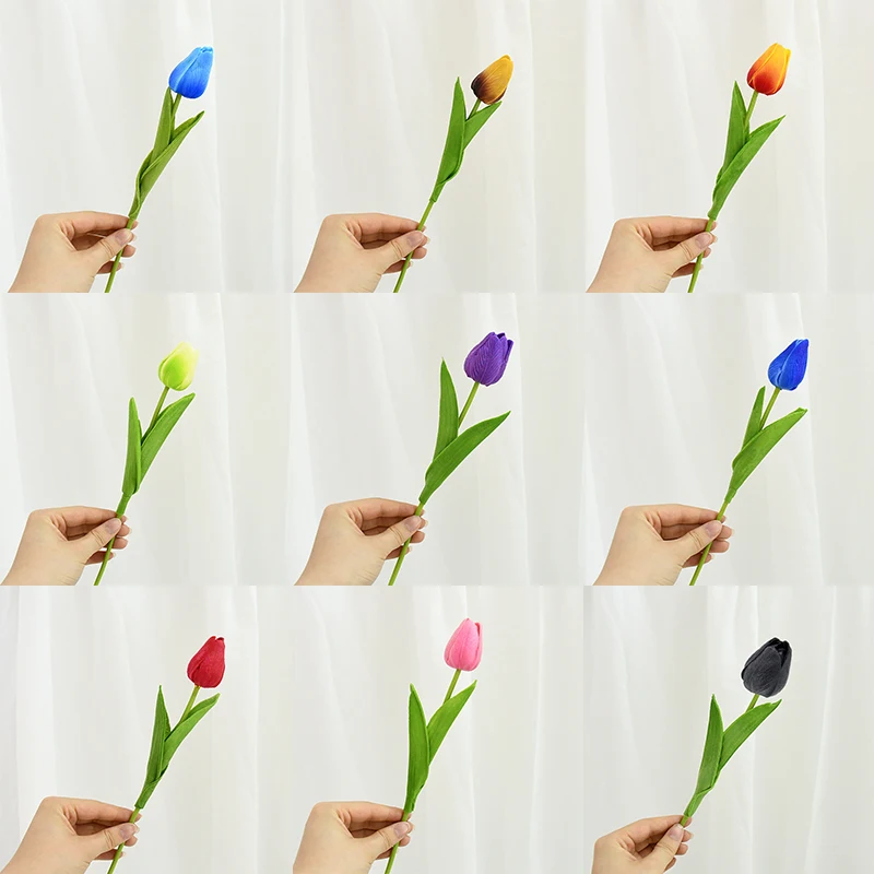 Growhabity – Uv Resistant Lifelike Artificial Tulips Flowers