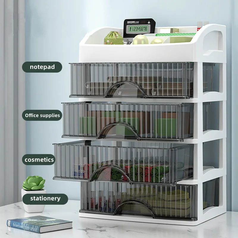 Multi-layer Desktop Drawer Case Jewelry Container Lipstick Holder Plastic Makeup Organizer Box Large Cosmetic Storage Boxes 2