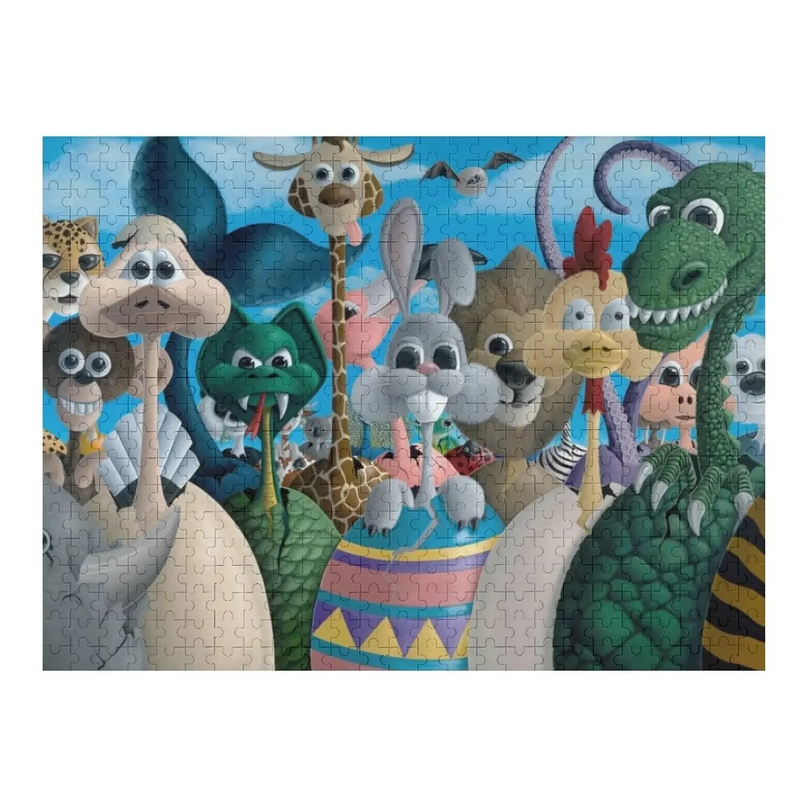 

Eggs Hatching with Cute Animals Jigsaw Puzzle Custom Jigsaw Customized Picture Wood Name Puzzle