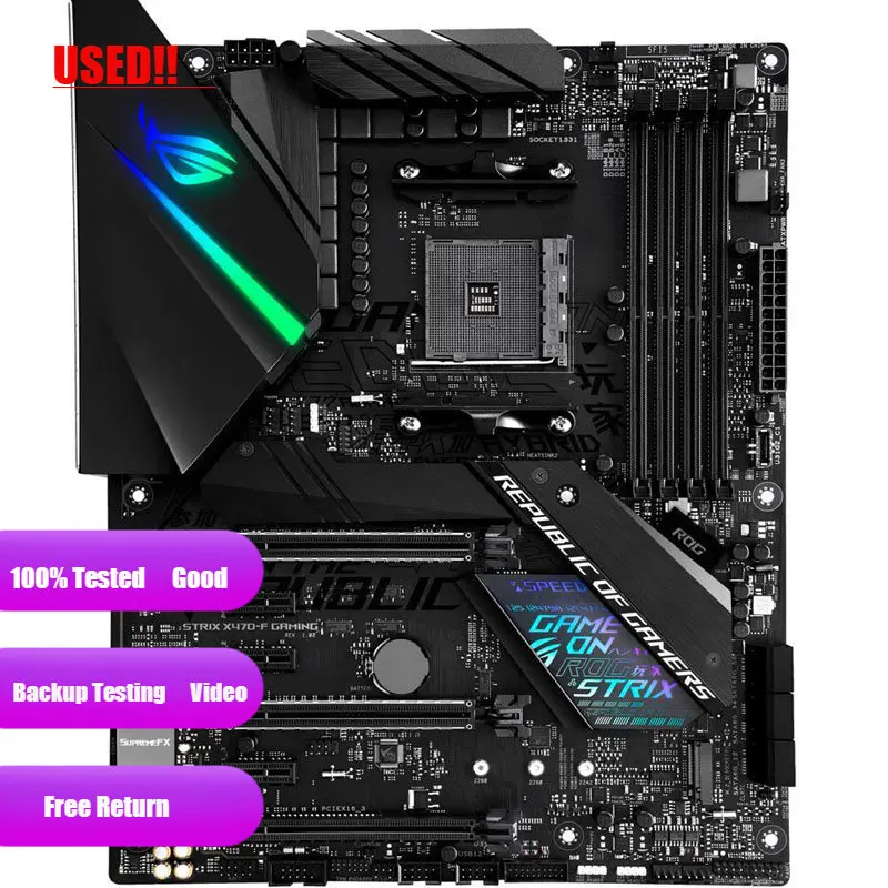 ASUS ROG Strix X470-F Gaming AM4 AMD X470 SATA Gb/s ATX