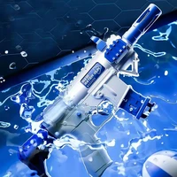 Children's M416 manual continuous water gun, backpressure water gun, children's design, summer high-pressure toy, water game toy 1