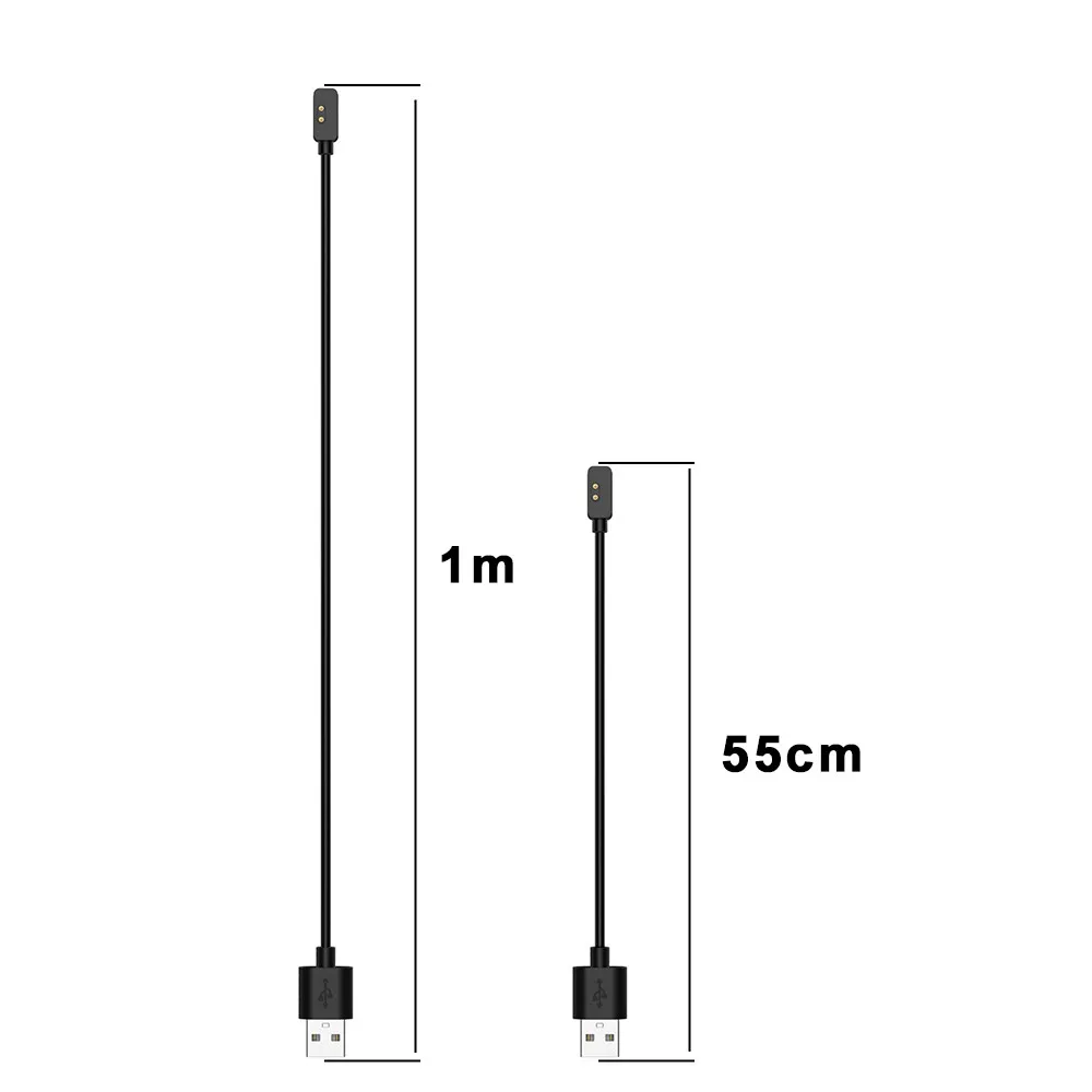 55cm/1M USB Chargers For Xiaomi Redmi Watch 2 Lite Horloge 2 Poco Charging Cable Smart Watch Dock Charger Adapter Accessories