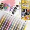 Nail Art Drawing Pen 12/18/24Colors Graffiti Acrylic Pen Waterproof Painting Liner DIY 3D Abstract Colorful Beauty Manicure Tool 1