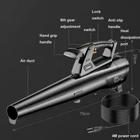 Electric Garden Blower 220V Vacuum Clean Air Blower for Dust Blowing Dust Computer Collector Dust Removal Clean Fallen Leaves 1