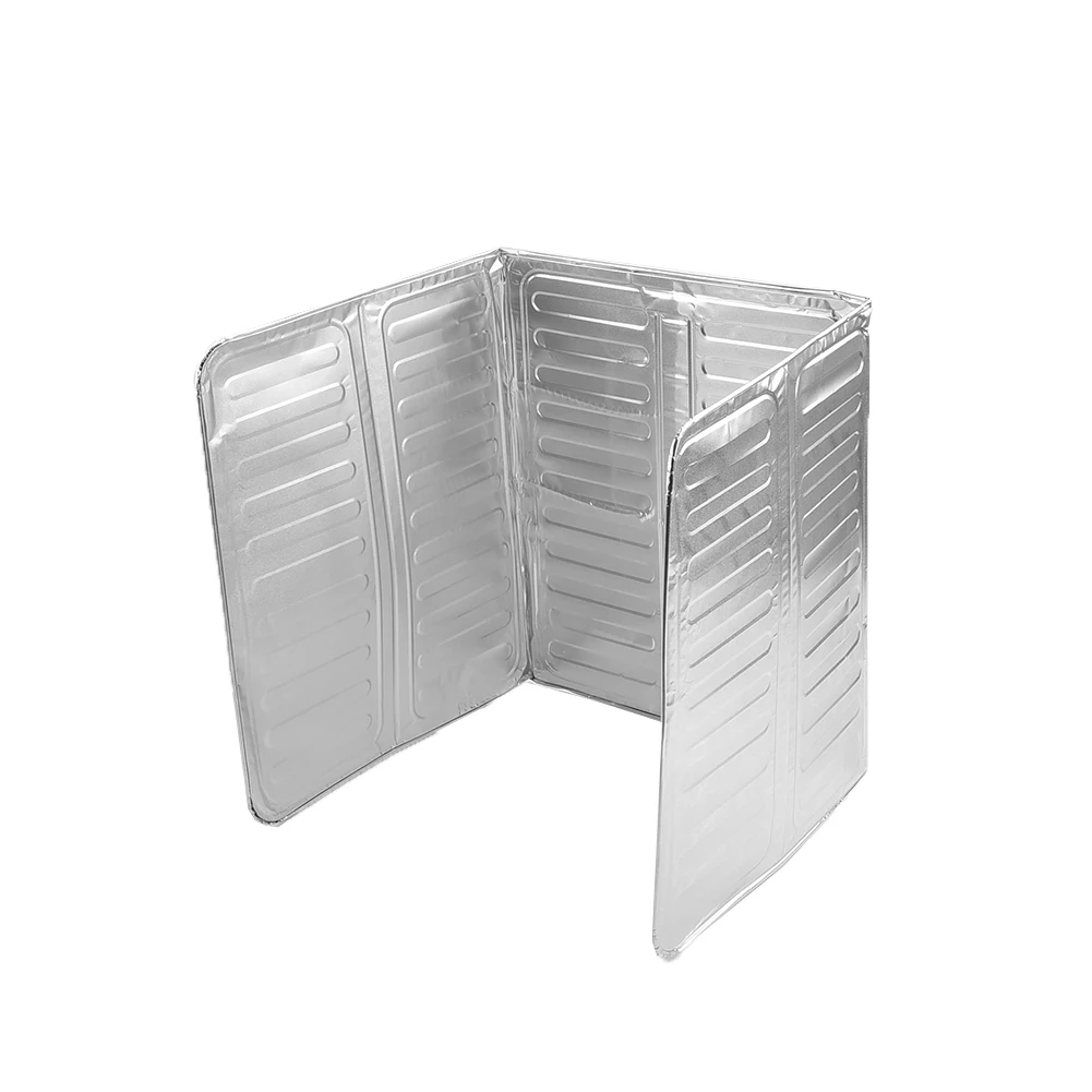 

Three hinged panels Kitchen Oil Splash Guard Wall Counter Aluminum foil Kitchen Tool Guard 1pc 84*32.5cm/ 33.1*12.7 inch