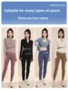 Premium Seamless High Impact Yoga Set 2-3 Piece Workout Outfit - Gym Leggings Sports Bra Top Fitness Set S-2XL 4