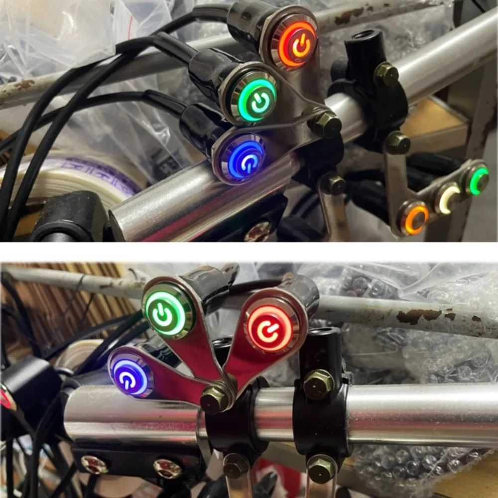 Universal Motorcycle Handlebar Warning Light Control Switch
