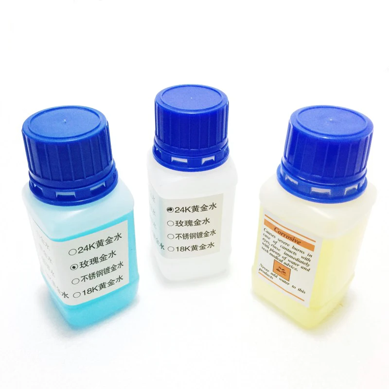 24KGoldElectroplatingWaterJewelryPlatingSolutionRhodium100ml