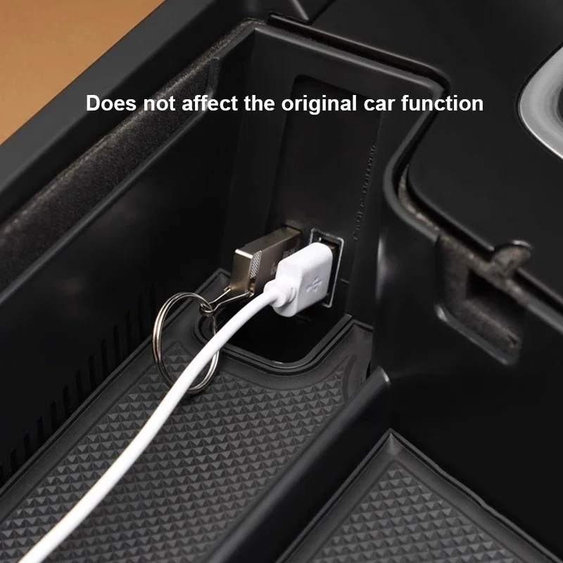 INPETS Auto Centrale Armsteun Opbergdoos Voor Volvo Xc60 Xc90 S90 V90 S60 V60 V90c Centrale Controle Organizer Lade Accessoires Auto Armsteun Box (Color : Zwart