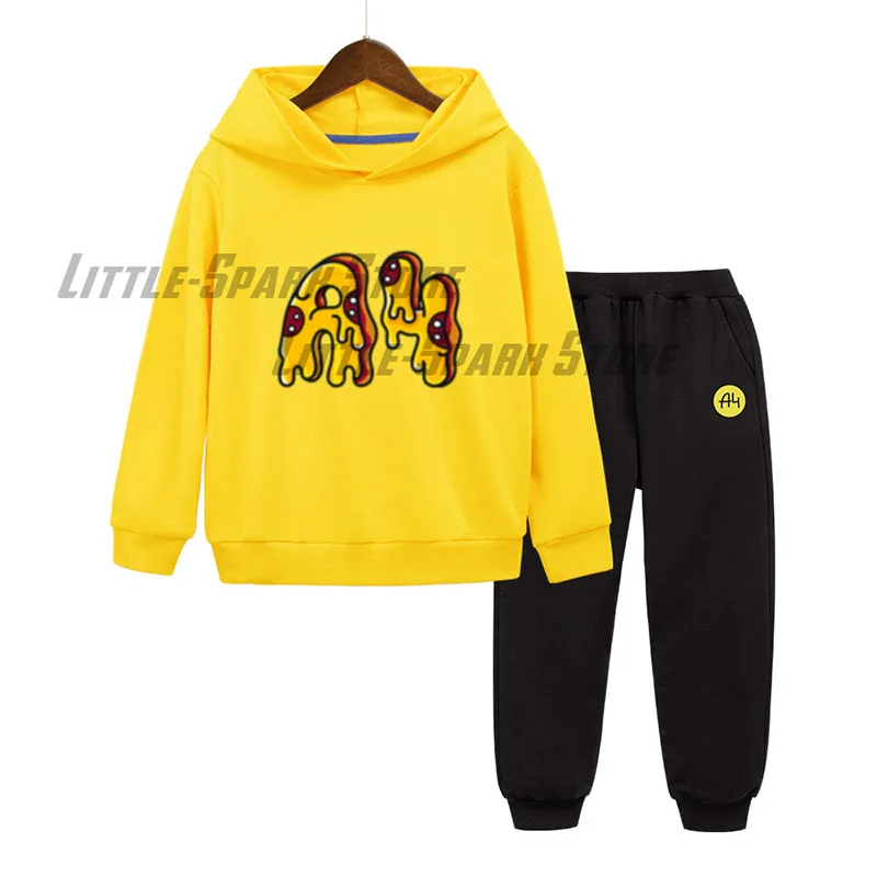 а4 мерч Lamba Children's Sweatshirt Suit Пицца А4 Baby Boy Girl Clothing Pullover Toddler Sweater Autumn Hoodie Clothes
