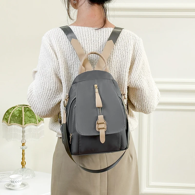 New Fashion Multifunctional Travel Backpack Female nylon Backpack