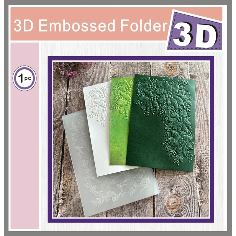 3D 엠보싱 폴더 스크랩북 도구, DIY 공예 용품, 사진 앨범-앨범 장식 카드 배경, 다이 재료, 2 종 세트