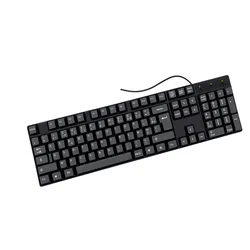 Multilingual Keycaps USB Wired Gaming Keyboard with 104 Keys (French)