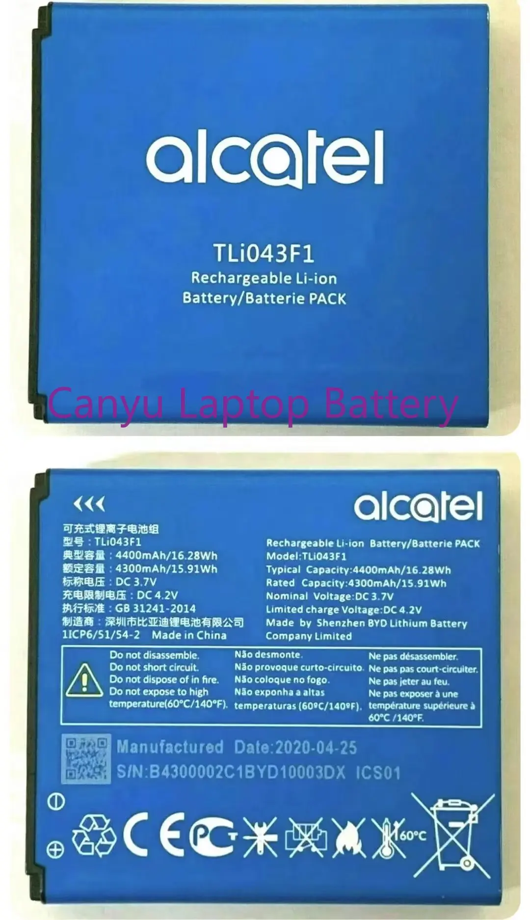 

Новый аккумулятор 4400 мАч TLi043C7 для точки доступа Wi-Fi Alcatel Linkzone 2 MW43TM21 ee120 CAB4300004C1 TLi043F1