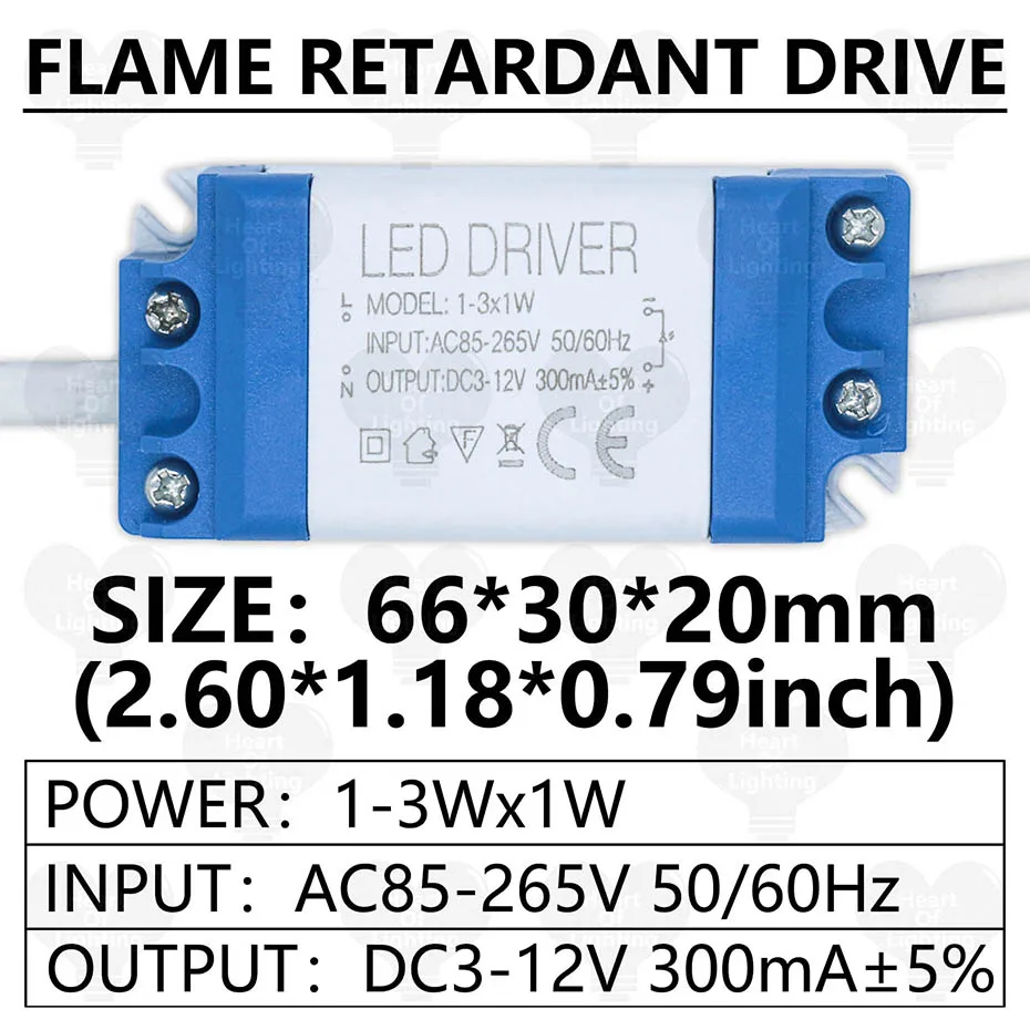 LED-Treiber 3W 5W 7W 9W 10W 12W 15W 18W 20W 24W 36W Netzteil Downlight-Beleuchtungstransformatoren Adapter für LED-Leuchten DIY – Detail 1