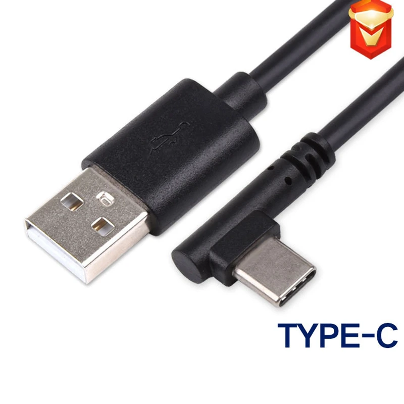 Chargeur Usb De Type C À Angle Droit À 90 Degrés, Charge Rapide, Noir Et  Blanc, Pour Téléphone Portable Huawei - Câbles De Données - AliExpress