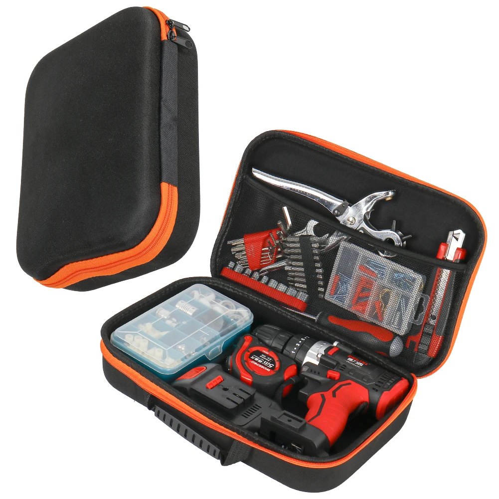 

Screwdriver Bag Drill Bag Carrying Drill Electric Hardware Shockproof Organizer Electric Tools Multi-Purpose Handbag Tool Case