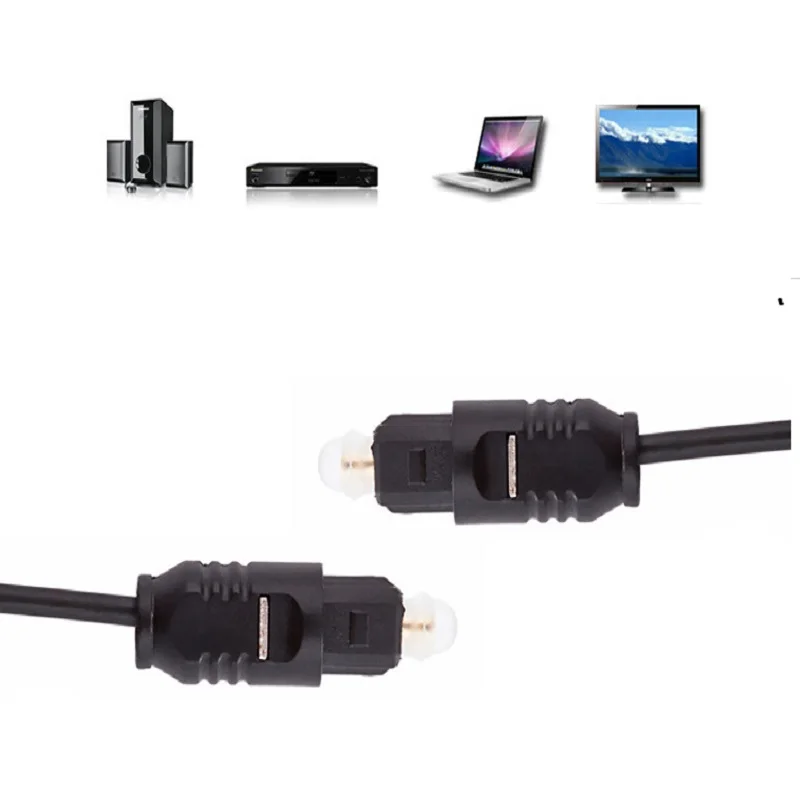 Premium Digital Fiber Optical Audio Cable with Gold-Plated Connectors