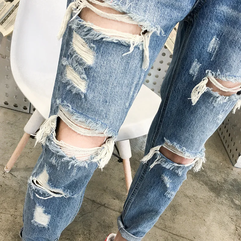 Wholesale 2021 Fashion teenagers Ripped 