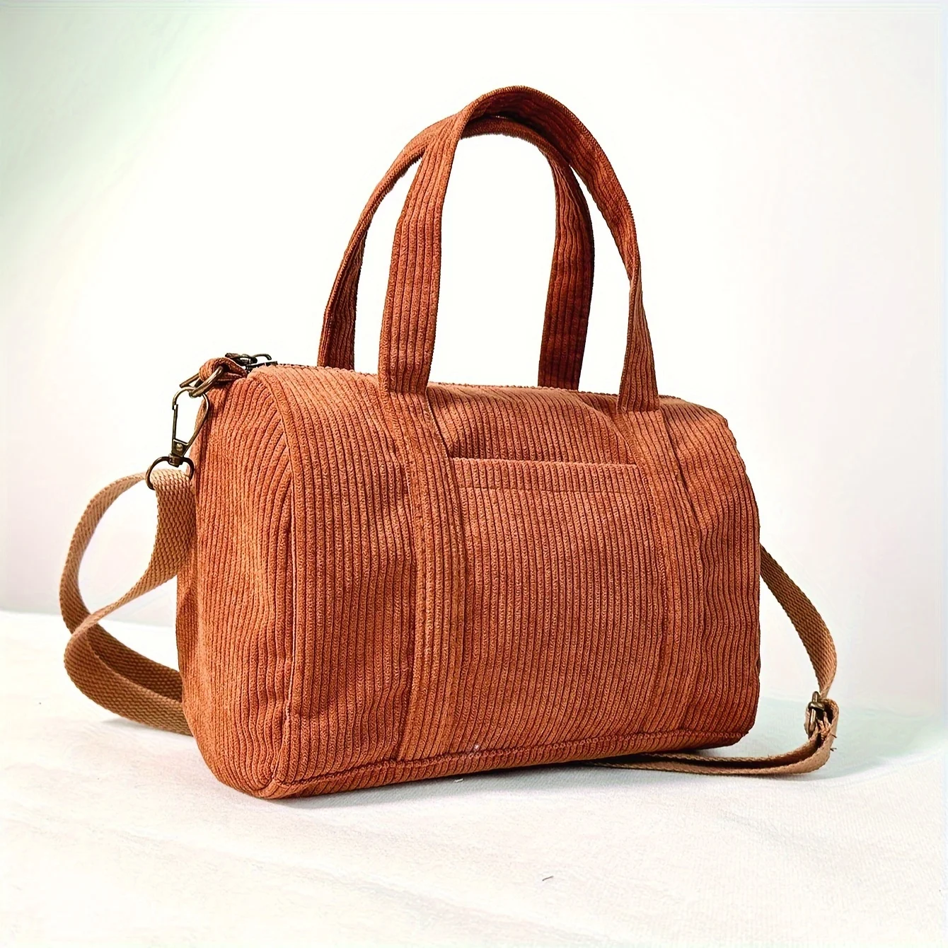Corduroy Crossbody Bag for Women and Girls