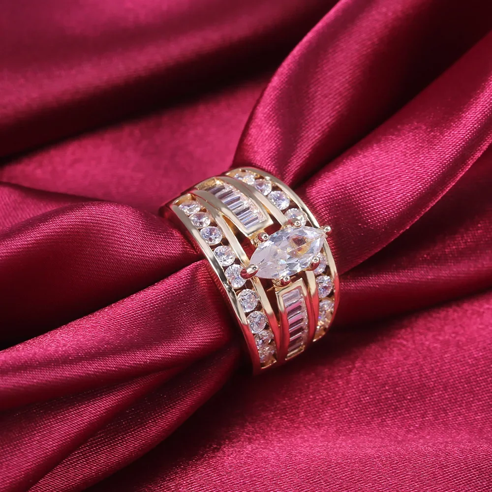18K Multi Gold Ring for Women Natural 1 Carat Diamond with Diamond Jewelry Anillos De Bizuteria Anillos Mujer Gemstone Rings Box gold rings gemstone ring