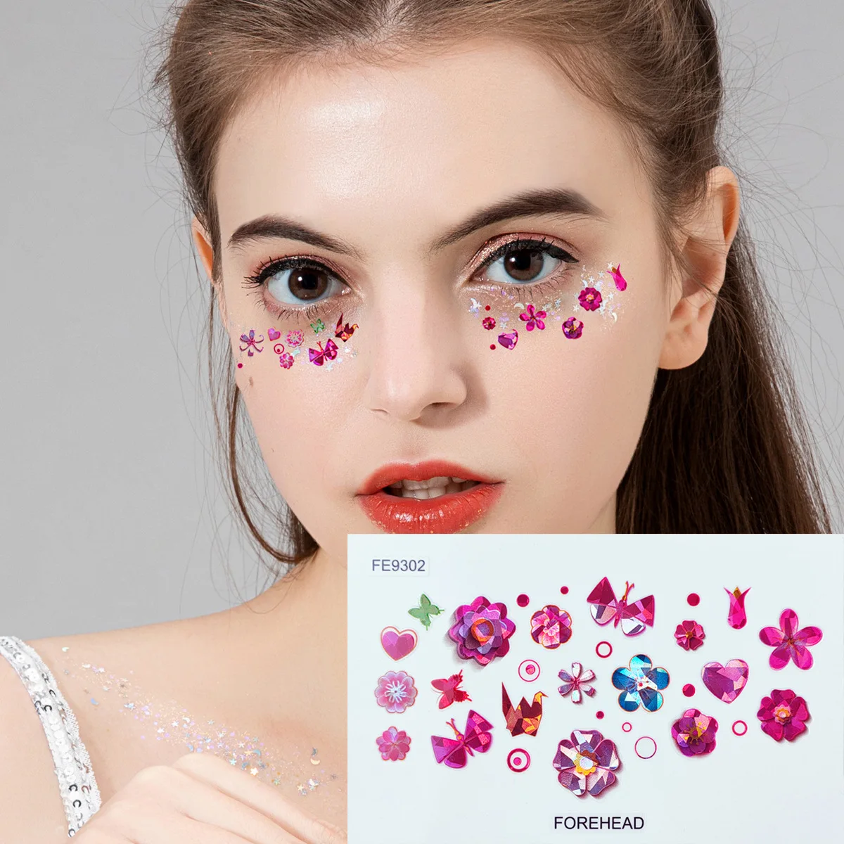 Tear Sticker For Eyes Makeup Face Temporary Tattoo Sticker Masquerade