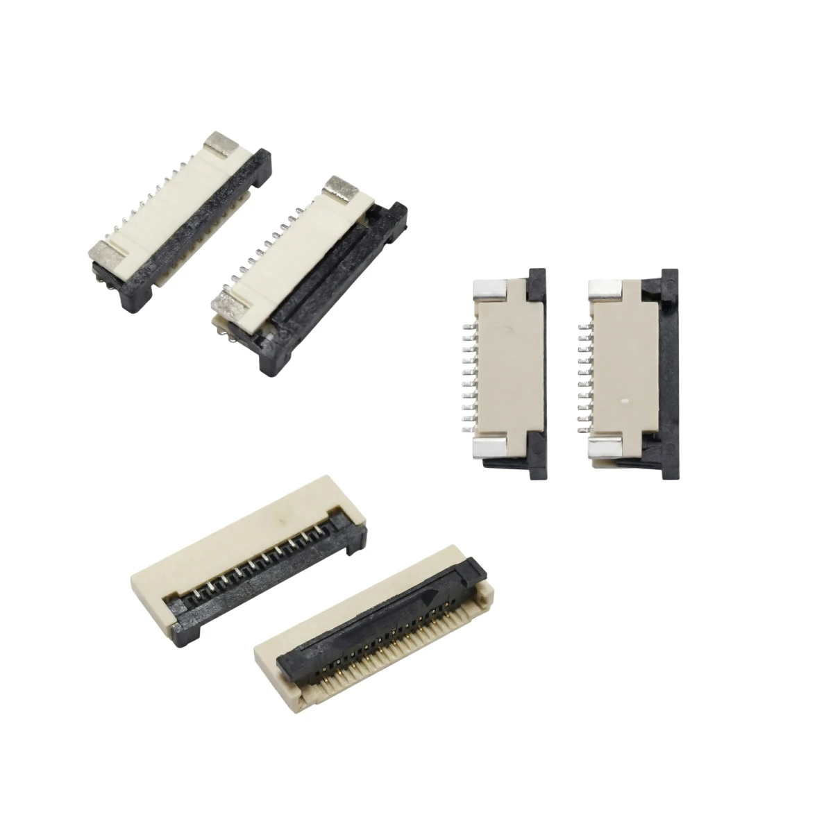 10Pcs FFC/FPC 커넥터 소켓 1.0mm 플립 커버/위/아래 연결 4/6/8/10/12/14/15/16/18/20/22/24/26/28/30/32P