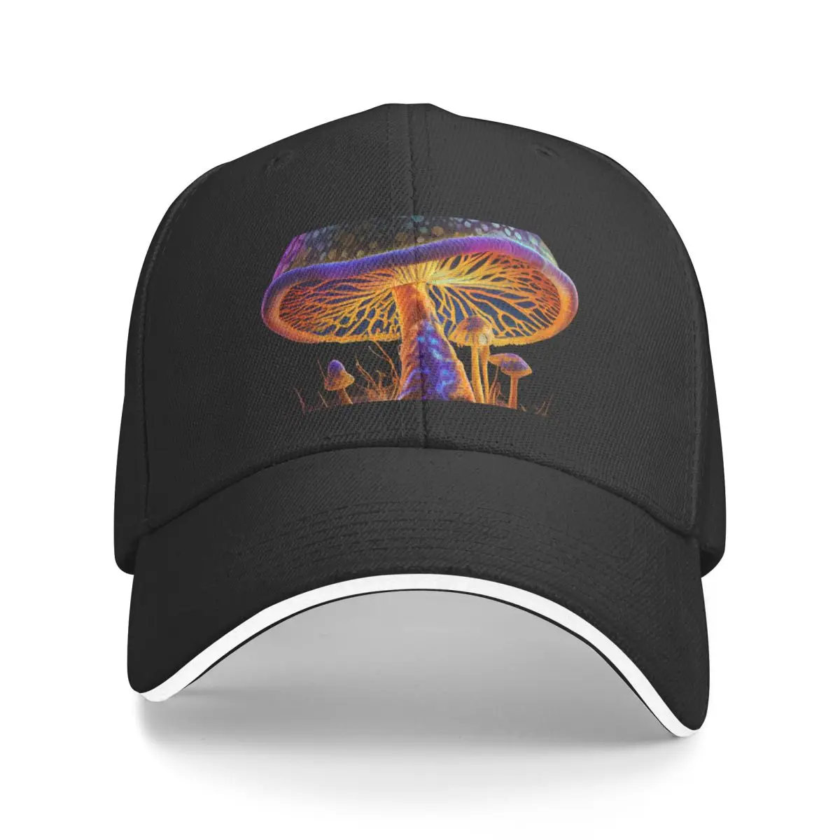 

New Hippie Mystical Mushroom Baseball Cap Luxury Hat Snapback Cap Hats Men's Hat Luxury Women's