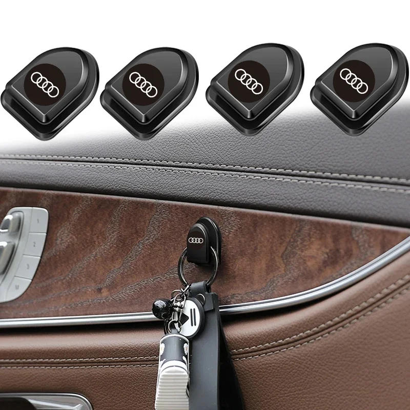 Car Hooks Interior Storage Holder for USB line Wall Hanging Hook For Audi A8 A5 A6 C5 C6 C7 A7 A1 A3 A4 B5 B6 B7 B8 B9 D3 Q3 Q5